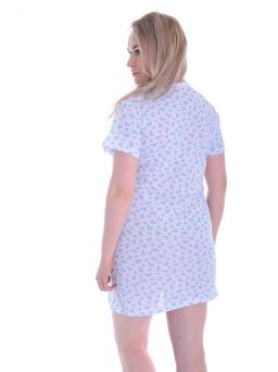 Сорочка Бюджет, трикотаж - Малина фото 3