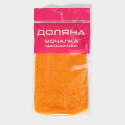 Цена за 2 шт. Мочалка - варежка массажная Доляна «Жёсткая», цвет МИКС