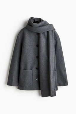 Abrigo con cuello tipo bufanda - H&m фото 2