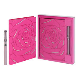 Ежедневник недатированный + ручка шариковая (набор подарочный) ESCALADA, А5, 120 л., арт. 70562/ 10 ВИННЕР РОЗОВЫЙ