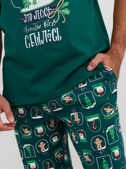 Пижама мужская 100% хлопок Все будет! - Оптима фото 8