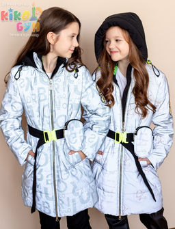 2107-S Пальто на синтепоне - Kiko фото 2