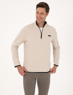 Ta_ Regular Fit Yar_m Fermuarl_ Polar Sweatshirt - Pierre cardin фото 3