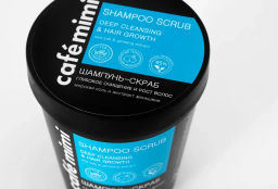 CAFE MIMI Шампунь-скраб Глубокое Очищение и Рост волос(стакан) 330г