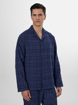 Комплект домашний мужской синий в клетку - Mark formelle фото 3