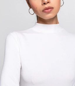 Водолазка #КТ801 (10), молочный