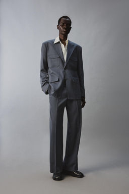 BLAZER TRAJE BOLSILLOS / Azul