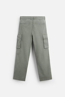 RELAXED FIT CARGO TROUSERS - Zara фото 31