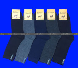 Цена за 12 пар. Байвей носки мужские артикул 508 с массажным эффектом 42-48 (фактически 41-45)  фото 49