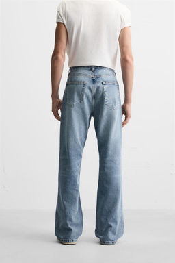 RIPPED FLARE FIT JEANS - Zara фото 3