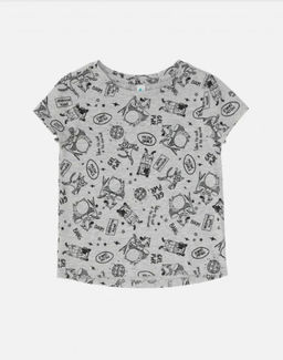 20220510048, Фуфайка (футболка) для девочек Kamilla серый Acoola фото 2