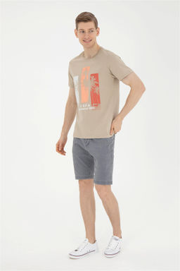 Мужская футболка светло-хаки - U.s. polo assn фото 4