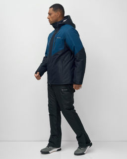 Горнолыжный костюм мужской зимний темно-синего цвета 07713TS - Mtforce фото 4