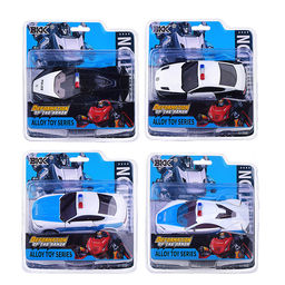 Робот трансформирующийся в полицейскую машину, в коробке