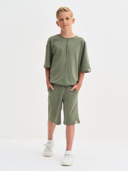 Пижама для мальчика цвета хаки - Kogankids фото 3
