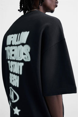 GRAPHIC PRINT SWEATSHIRT - Zara фото 6