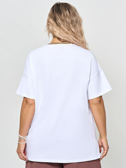 Футболка 0087-18 белый мрамор - Dora фото 25