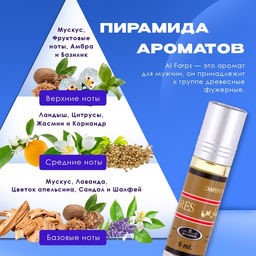 Духи масляные мужские Al Fares, 6 мл