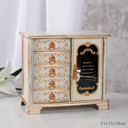 Шкатулка музыкальная / 63325Е /уп 18/пластик