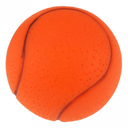 Игрушка для собаки Мяч теннис д6,5см, с пищалкой, ПВХ, цвета микс (оранжевый, салатовый, розовый), Пэт тойс (Pet toys) (Китай)