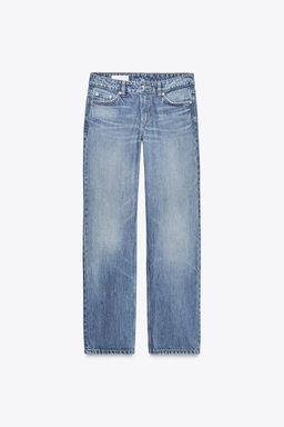 TRF STRAIGHT LOW-RISE JEANS - Zara фото 16
