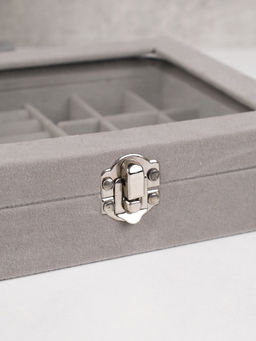 Шкатулка серая 20х15х4,5 см / XY2845-2 /уп 50/ - Галеонтрейд фото 4