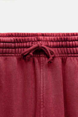 VARSITY WASHED-EFFECT JOGGER TROUSERS - Zara фото 9