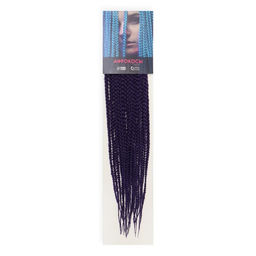 SIM-BRAIDS Афрокосы, 60 см, 18 прядей (CE), цвет фиолетовый(#PUR) - Queen fair фото 5