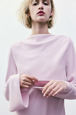 Vestido con espalda drapeada - H&m фото 3