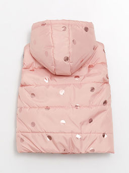 Kap??onlu Bask?l? K?z Bebek ?i?me Yelek - Waikiki фото 2