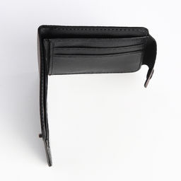 Портмоне мужское на кнопке, коричневое