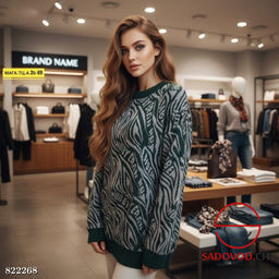 Кофта женская с узором