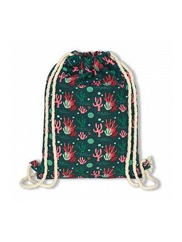 Пляжный рюкзак "Морское дно" зеленый