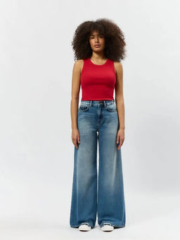 Брюки джинсовые Courtney расклешенные от бедра / Lee Cooper