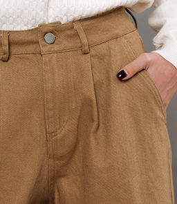 Джинсы #ОКТ165001, кэмел - Dommod фото 5