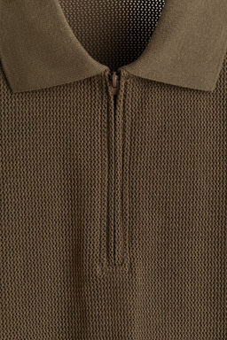 Polo en punto calado Regular Fit - H&m фото 8