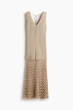 Vestido en punto de canal? con lazada