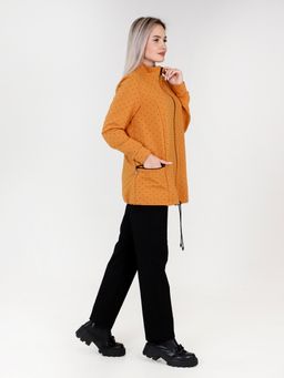 Костюм женский К-197 (футер с лайкрой) Горчичная