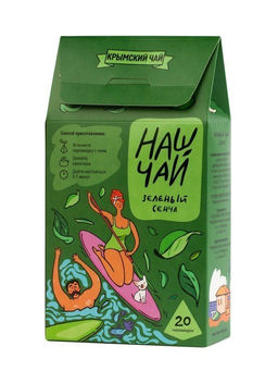 Наш Чай Зелёный чай Сенча, 20 н/п, 50 гр - Травы горного крыма фото 3