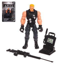 Фигурка героя Спецназ, с аксессуарами, 10х5 см, МИКС