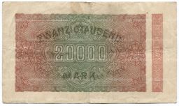 20000 марок 1923 года Германия