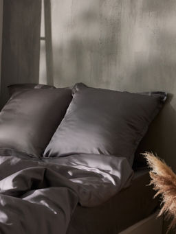 Наволочка SL Home Tencel, 70×70+3 см, тенсель, эвкалиптовое волокно 100%, серая