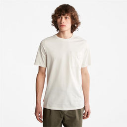 Мужская футболка Timberland Eco-Ready - SS Supima Anti-Odor Tee Regular белая
