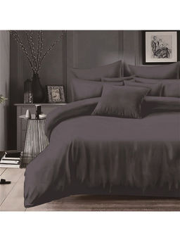 Наволочка 70*70 см, сатин однотонный, на молнии (Графит) - Ивановотекстиль фото 2