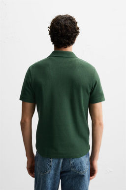 QUARTER-ZIP POLO SHIRT - Zara фото 26