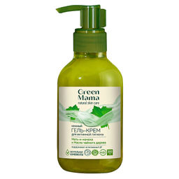 Green Mama Крем-гель д/ИНТИМ.гигиены нежный "Мать-и-мачеха и масло чайного дерева" 300мл с дозат.