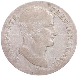 Монета 5 франков 1803 года A Франция