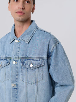 Мужская куртка джинсовая свободного кроя КЭЛВИН (CALVIN) / Lee Cooper  фото 5