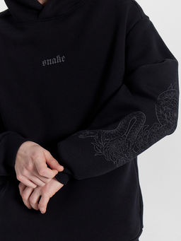 Худи мужское черное - Mark formelle фото 6