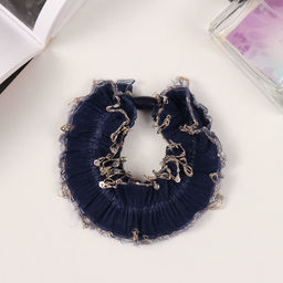 Цена за 6 шт. Резинка для волос «Мэдиссон», блеск, 7 см, МИКС